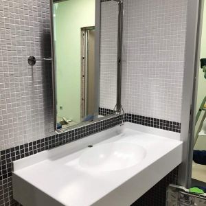Столешница в ванную комнату HI-MACS LG S028 Alpine White